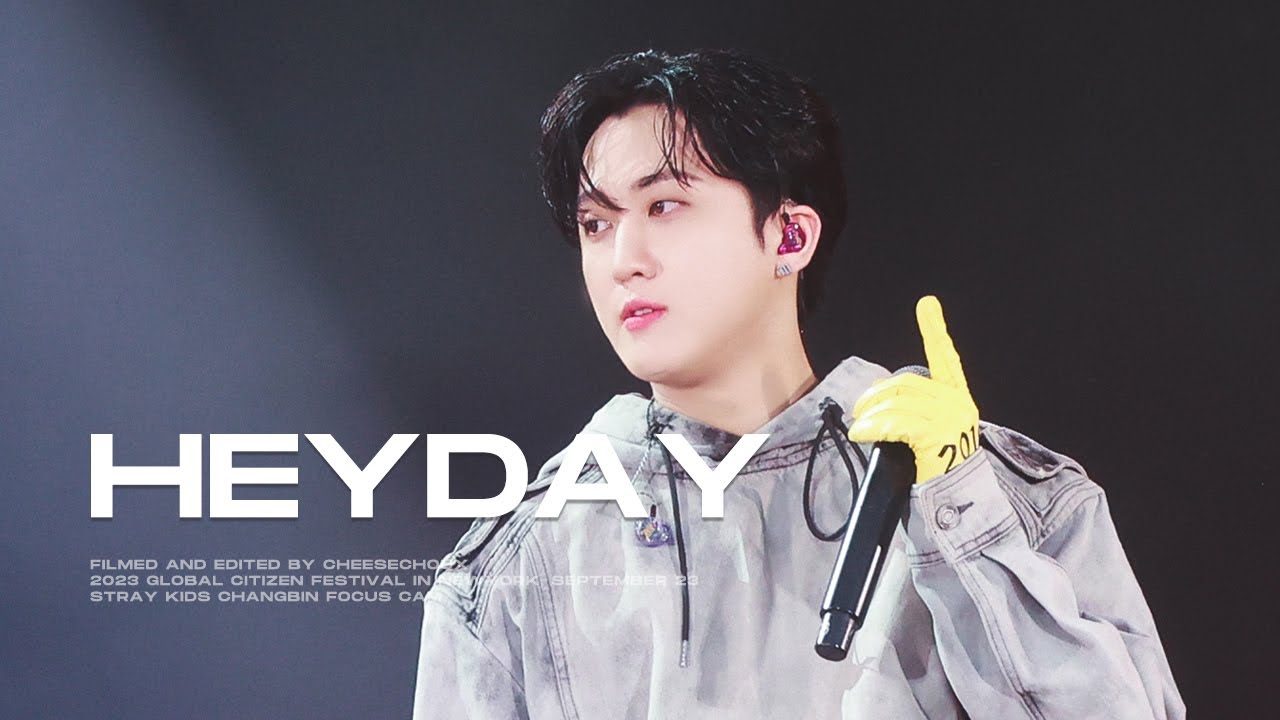 230923 HEYDAY : GLOBAL CITIZEN FESTIVAL IN NEWYORK - Stray Kids Changbin Fancam 창빈 직캠