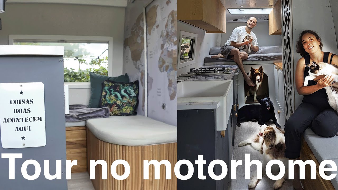 Tour detalhado do MOTORHOME com mais pets do mundo