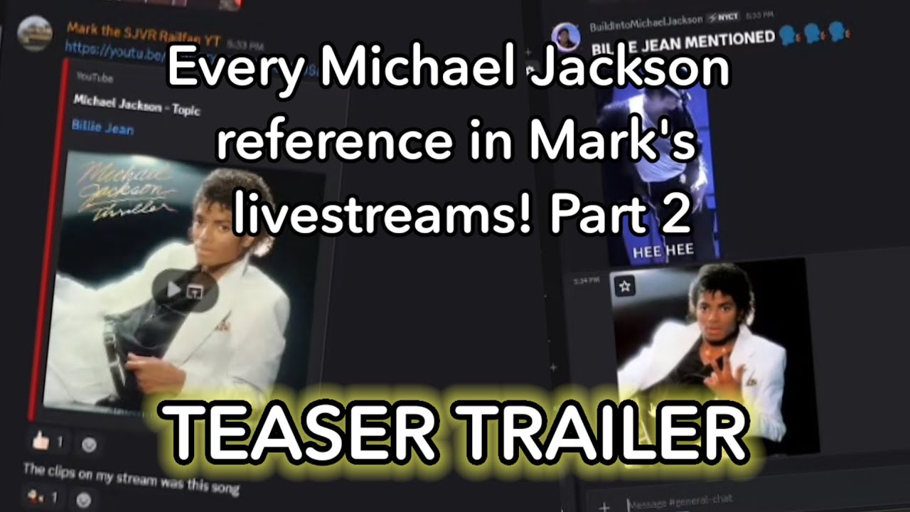 ~~ Teaser Trailer - Every MJ reference in Mark's livestreams Part 2 ~~ ~~ BuildIntoMJ ~~