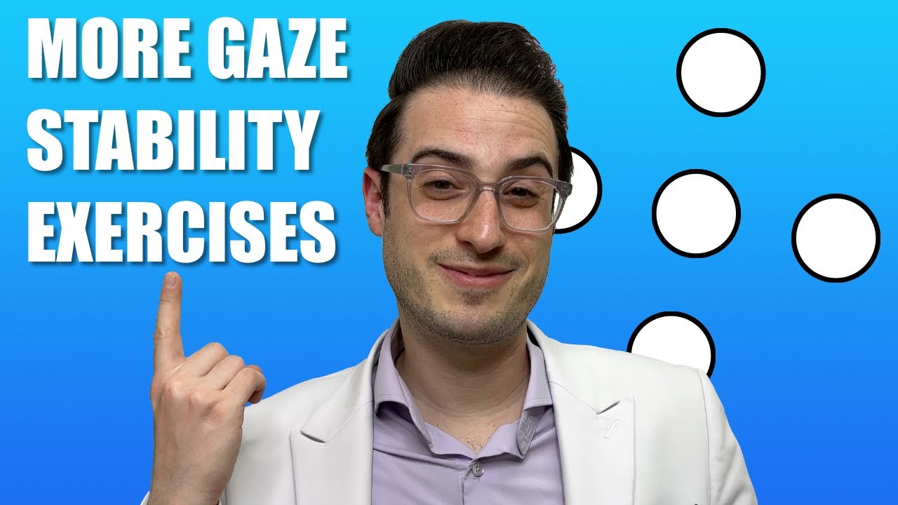 (Part 2)The BEST Exercise for MIGRAINES, CONCUSSIONS, and DIZZINESS | Gaze Stability | Pitch & Yaw