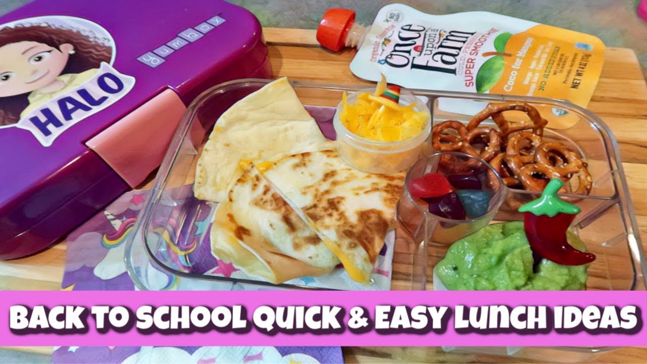 BACK TO SCHOOL LUNCH IDEAS | FAIL LUNCH | RAISINGHALO