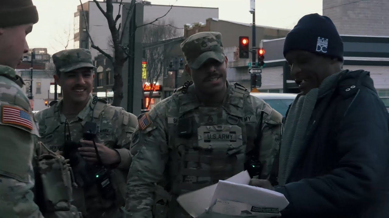 Touching National Guard Stories from the Streets of Washington, D.C.