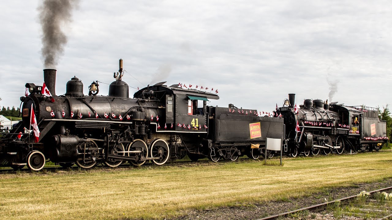 Double Header Steam - Canada 150 - APR #41 and CN #1392