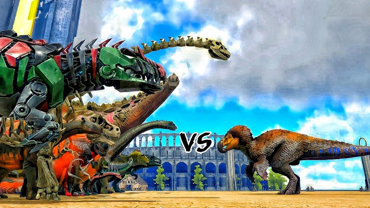 DODOREX VS ARK DINO'S BATTLE ROYAL | ARK Dino's Battle | DINOWORLD |