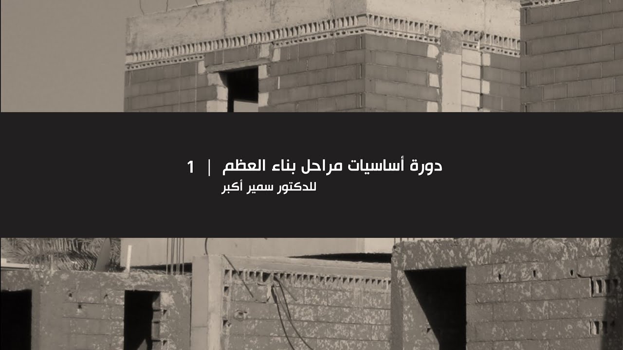 دورة أساسيات مراحل بناء العظم | اليوم الأول
