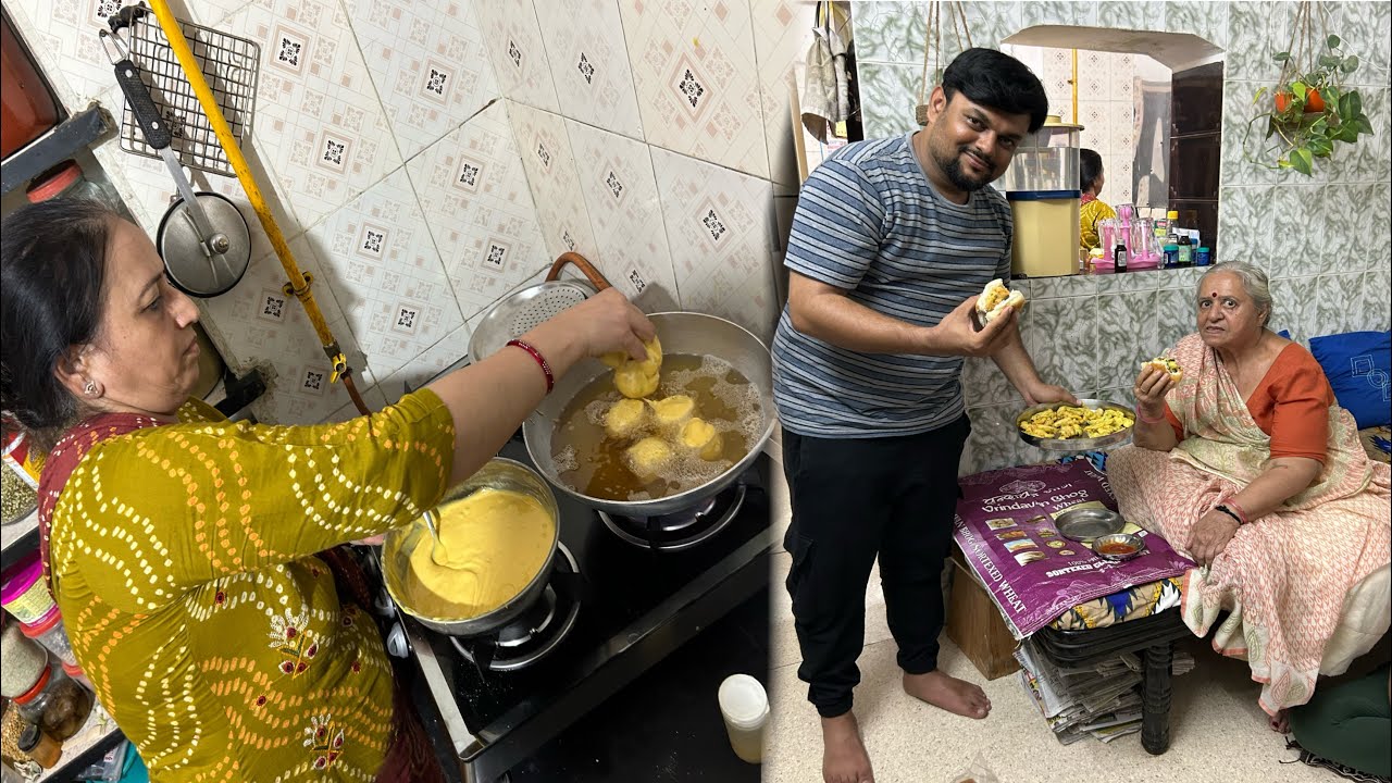 વરસાદ માં વડાપાવ નો પ્રોગ્રામ ભાભી અને રિયા એ વડાપાવ બનાવ્યા | Anand Sata