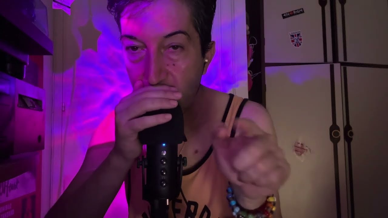 Asmr eco inaudible +mouth sound