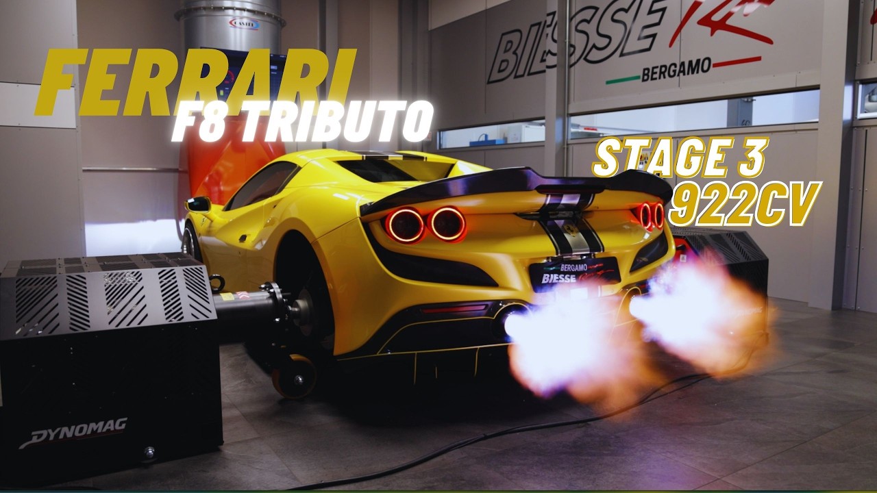 Ferrari F8 Tributo STAGE 3 – 922 CV 🔥