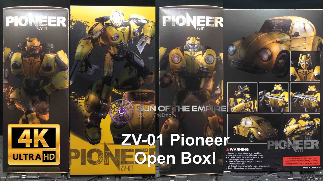 Zeta Toys ZV-01 Pioneer | Masterpiece Bumblebee Unboxing! Any difference? Q.Review 172