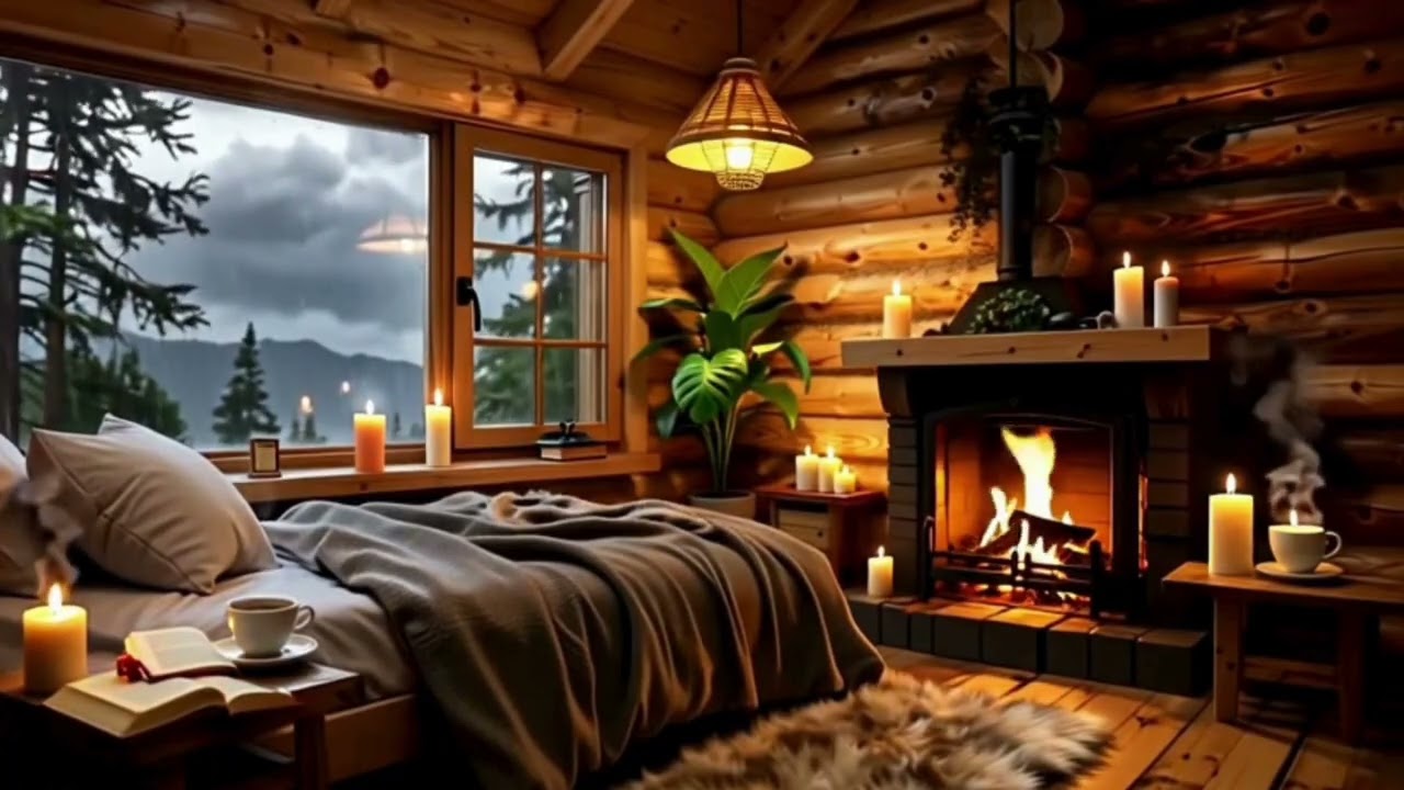 Soothing Rain Sounds | Cozy Night Ambience for Rest & Relaxation 