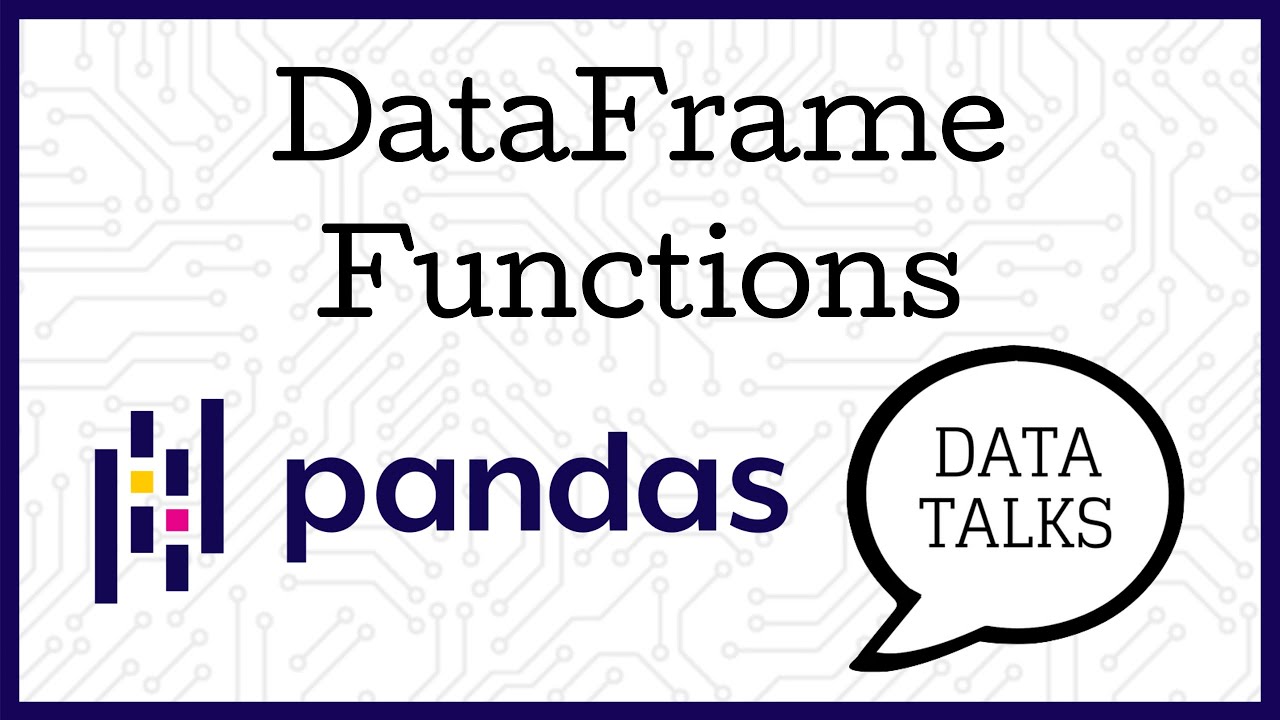 Функции DataFrame - Pandas