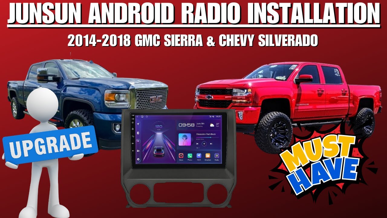 2014-2018 GMC Sierra и Chevy Silverado: пошаговое руководство по установке Android-радио Junsun!
