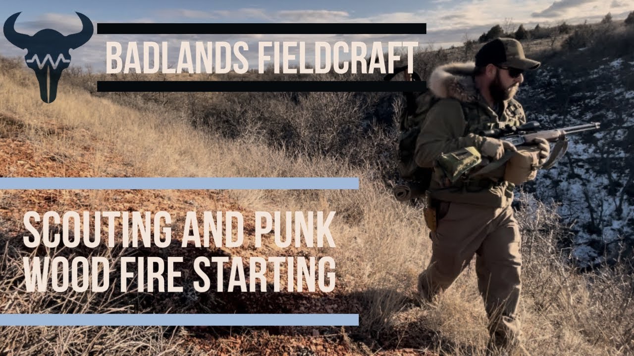 Punk wood fire starting and scouting