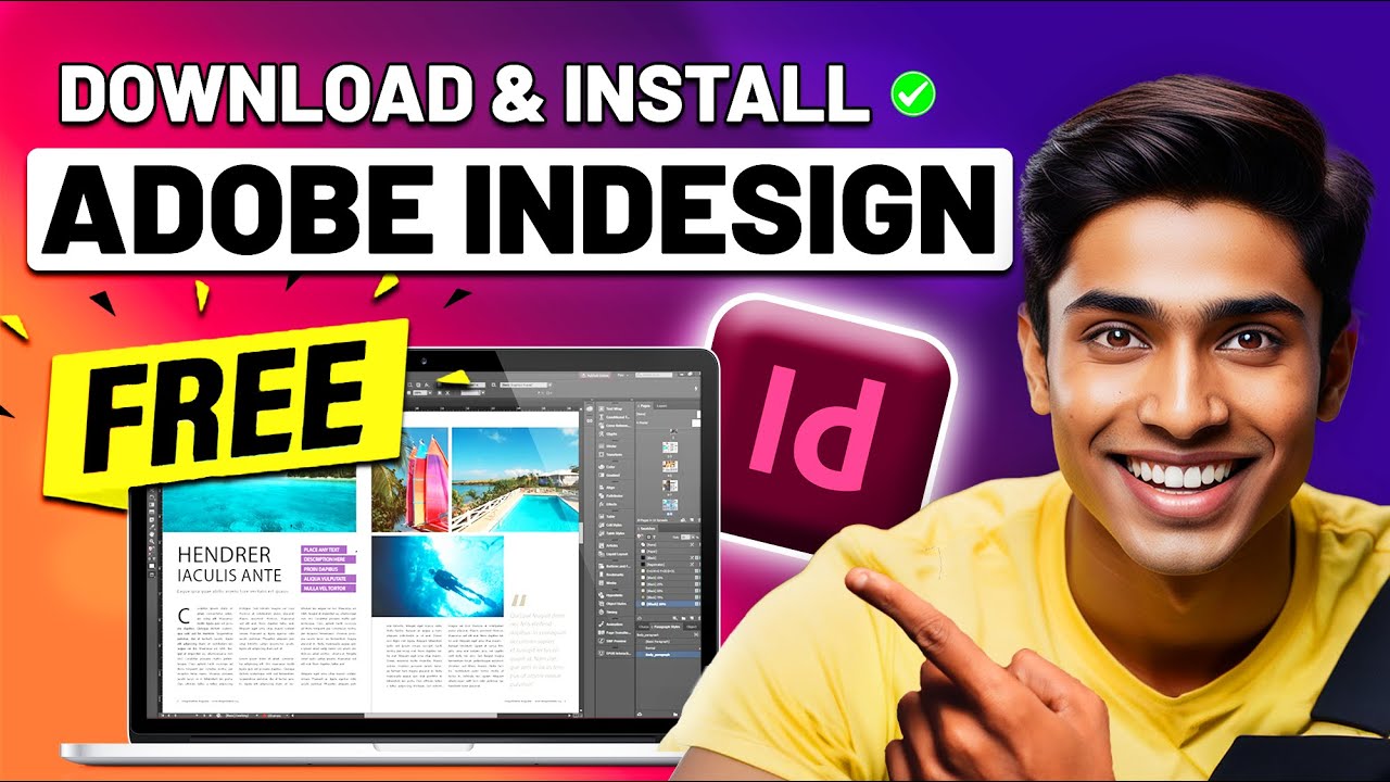 Как БЕСПЛАТНО скачать Adobe InDesign на ПК и MAC в 2024 году | Adobe InDesign Скачать бесплатно