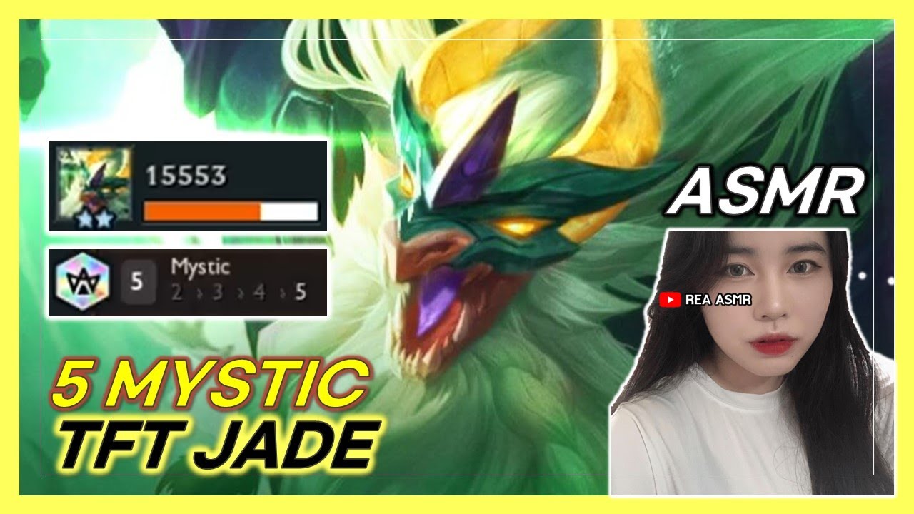 ASMR League of Legends TFT｜Whispering｜JADE｜5 MYSTIC｜Hyper｜MOUTH SOUNDS 👄