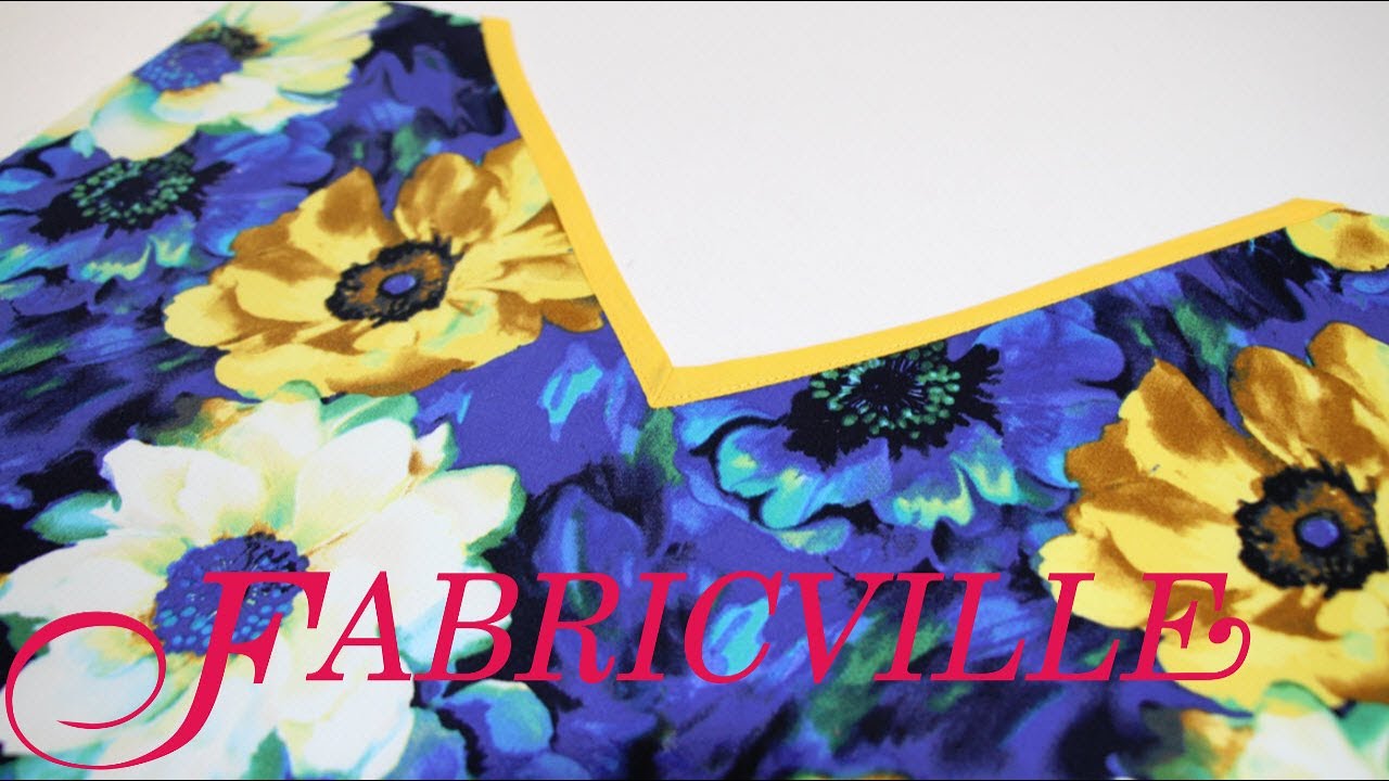Madeleine et Fabricville - Coudre un ruban de biais en angle