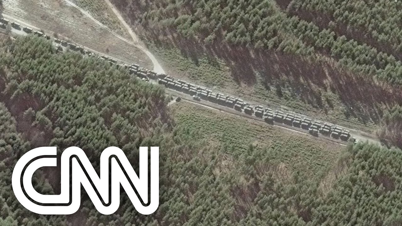 Comboio militar russo de mais de 60 km se aproxima de Kiev | NOVO DIA