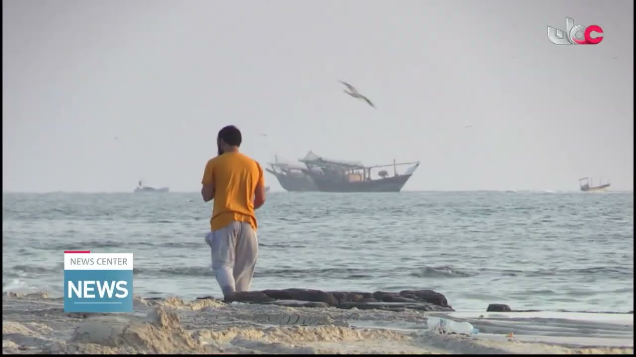 Al Khaluf beach in Governorate of Wusta, Beautiful touristic destination.