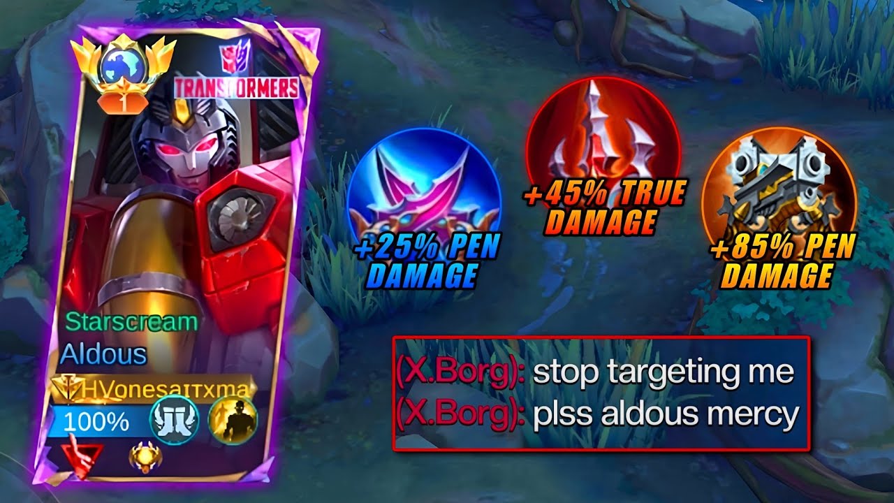 GLOBAL ALDOUS BEST EARLY TRUE DAMAGE PENETRATION BUILD IN EXPLANE🔥 (aldous best build for 2025) 