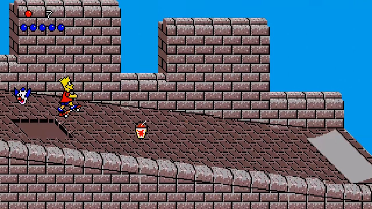 ATARI ST SIMPSONS 2 BART VS THE WORLD 1993 Virgin cr Euroswap t also in Supremacy Menu 40 Supremacy