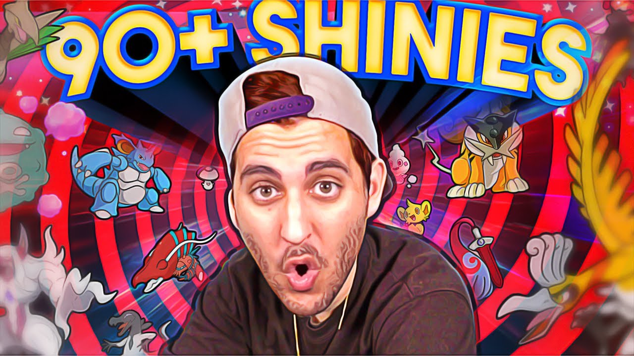 MASSIVE Shiny Pokemon Reaction Compilation (Over 90 Shinies!)