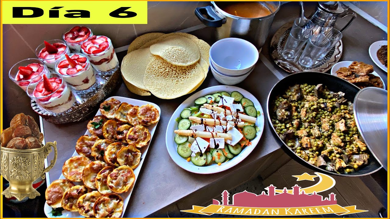 MENÚ COMPLETO EN 50 MIN/DÍA 6 DE RAMADAN/IFTAR DÍA 6 DE RAMADAN