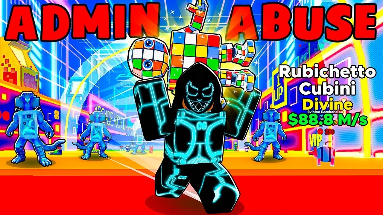 NEW ADMIN ABUSE Was CRAZY in Escape Tsunami For Brainrots!