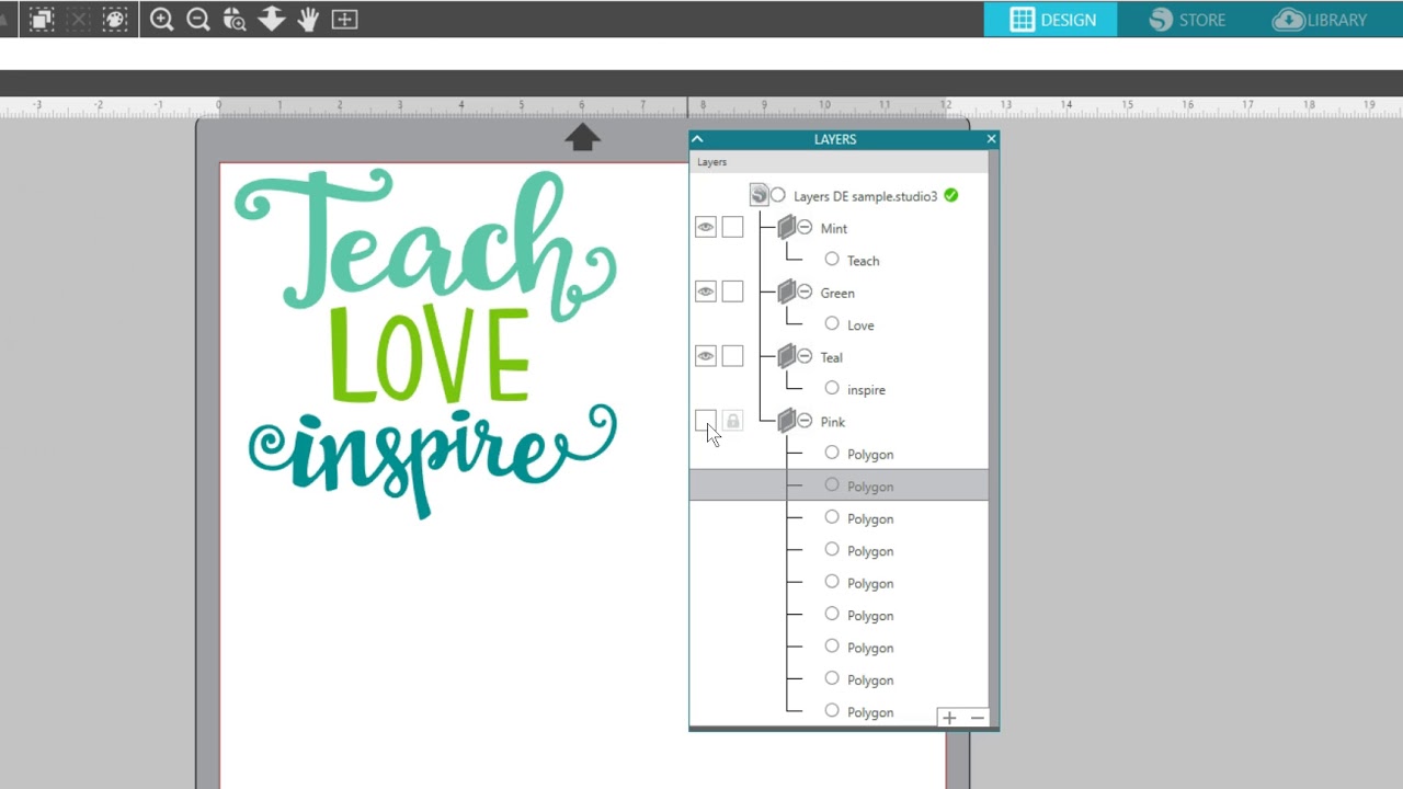 Cut by layer (Designer Edition feature)