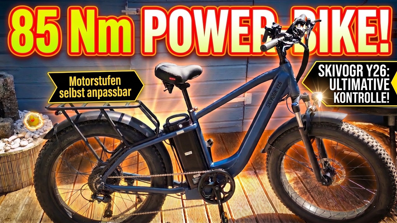 Skivogr Y26 - FAT E-Bike - Motorstufen einstellbar! - toller Mehrwert!  E-Bike Monster -1440 Wh Akku