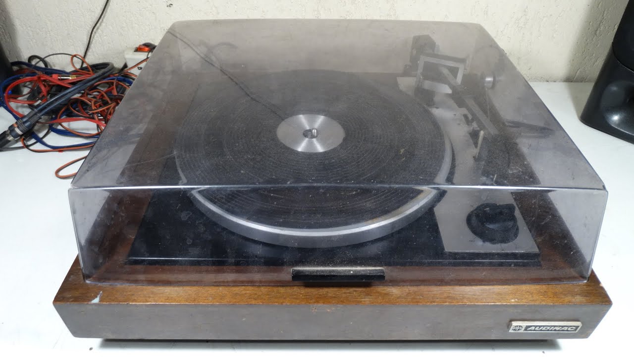 BANDEJA GIRADISCOS TORNAMESA TURNTABLE BSR WINCO AUDINAC P-133 ARGENTINA 1975 RESTAURACION P1