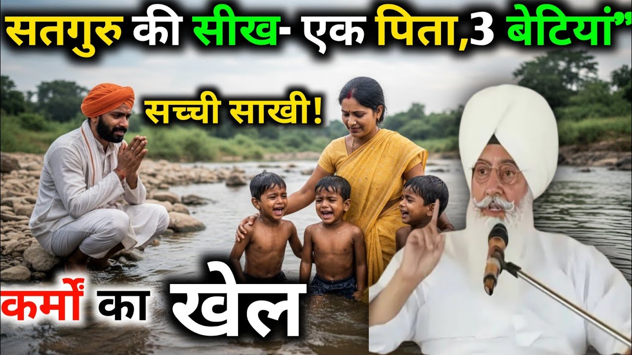 राधा स्वामी जी की साखी: एक पिता, तीन बेटियां और सतगुरु का संदेश #ruhanisakhi #satsang #rssbsatsang 