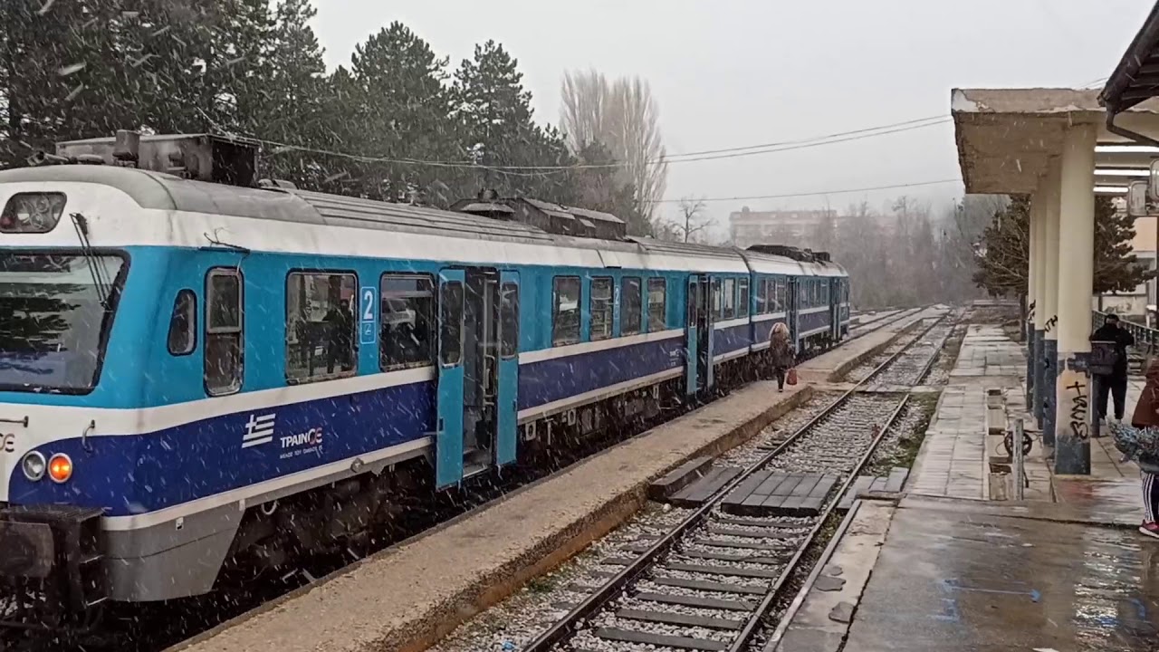 Τρένο Φλώρινα 26/1/21 Αμαξ/χία 83 86 ΜΑΝ 621 109/207 Θεσσαλονίκη - Φλωρινα TrainOSE Greece