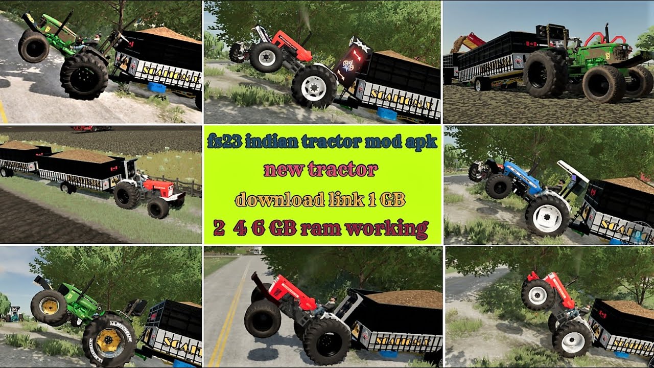fs23 indian tractor mod // Nishu Bhai tractors // new tractor 🚜 download link #fs23