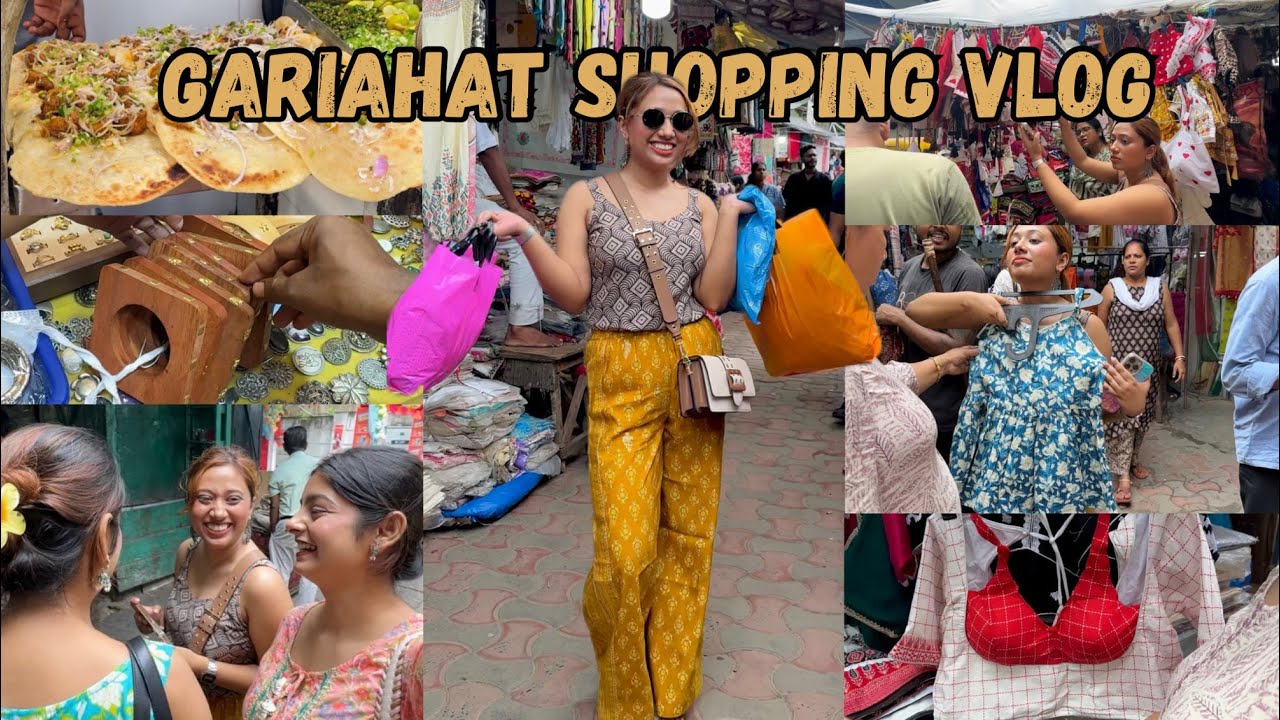 Garihat theke Durga pujoi ki ki kinlam??🛍️ Gariahat Pujo Collection| Shopping Vlog 2