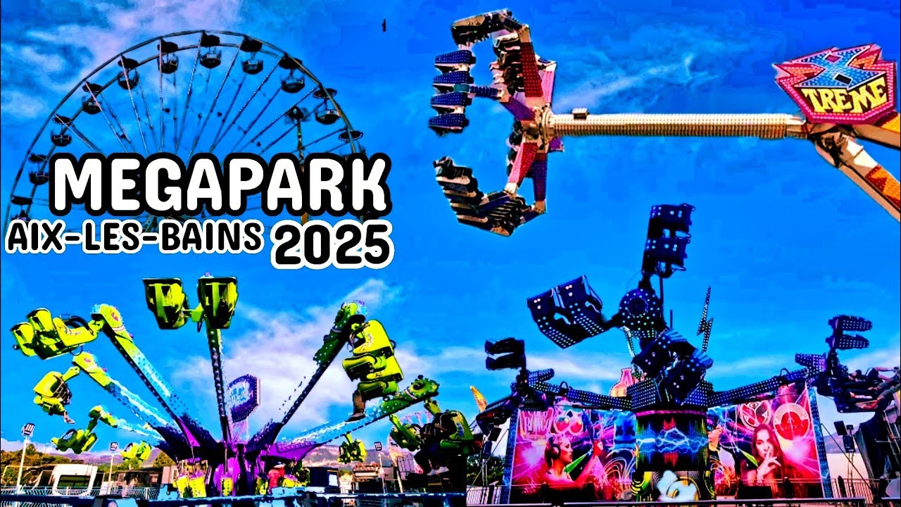 Un manège flambant neuf au MEGAPARK à Aix-les-Bains 2025