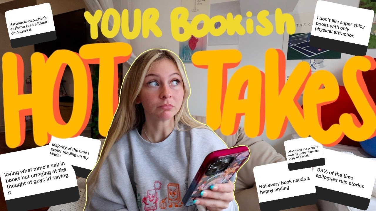 Drinking coffee while I read your Bookish Hot Takes 🔥📚