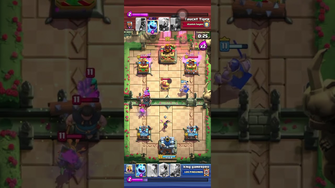 Jugué una partida de clash Royale en desafío clásico con un logbait y pasó esto #clashroyale 