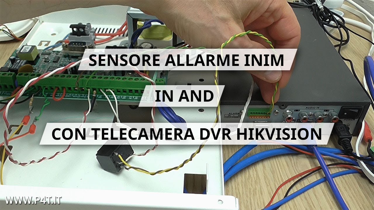 Configurazione Centrale INIM e DVR Hikvision in AND con evento programmabile