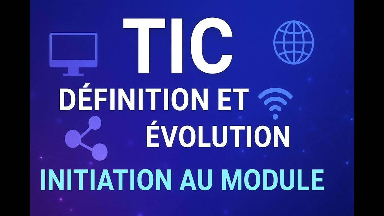 Visio-conférence 01 Initiation à la communication + Chapitre 1 : Fondamentaux et enjeux des TIC.