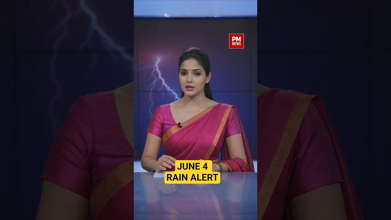 జూన్ 4 తెలంగాణలో భారీ వర్షాల అలర్ట్. Heavy Rain Warning Issued | #PMNews #TelanganaNews