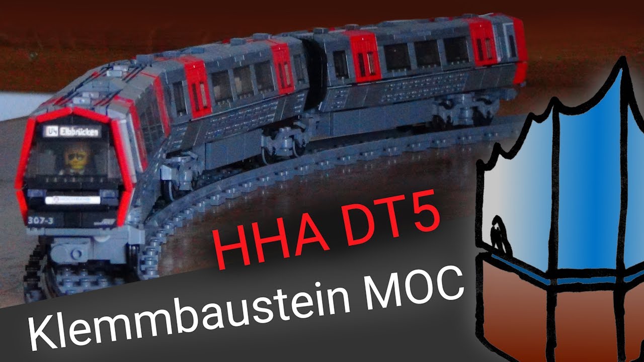 Hamburg, der DT5 und Ich (DT5 Klemmbaustein MOC)