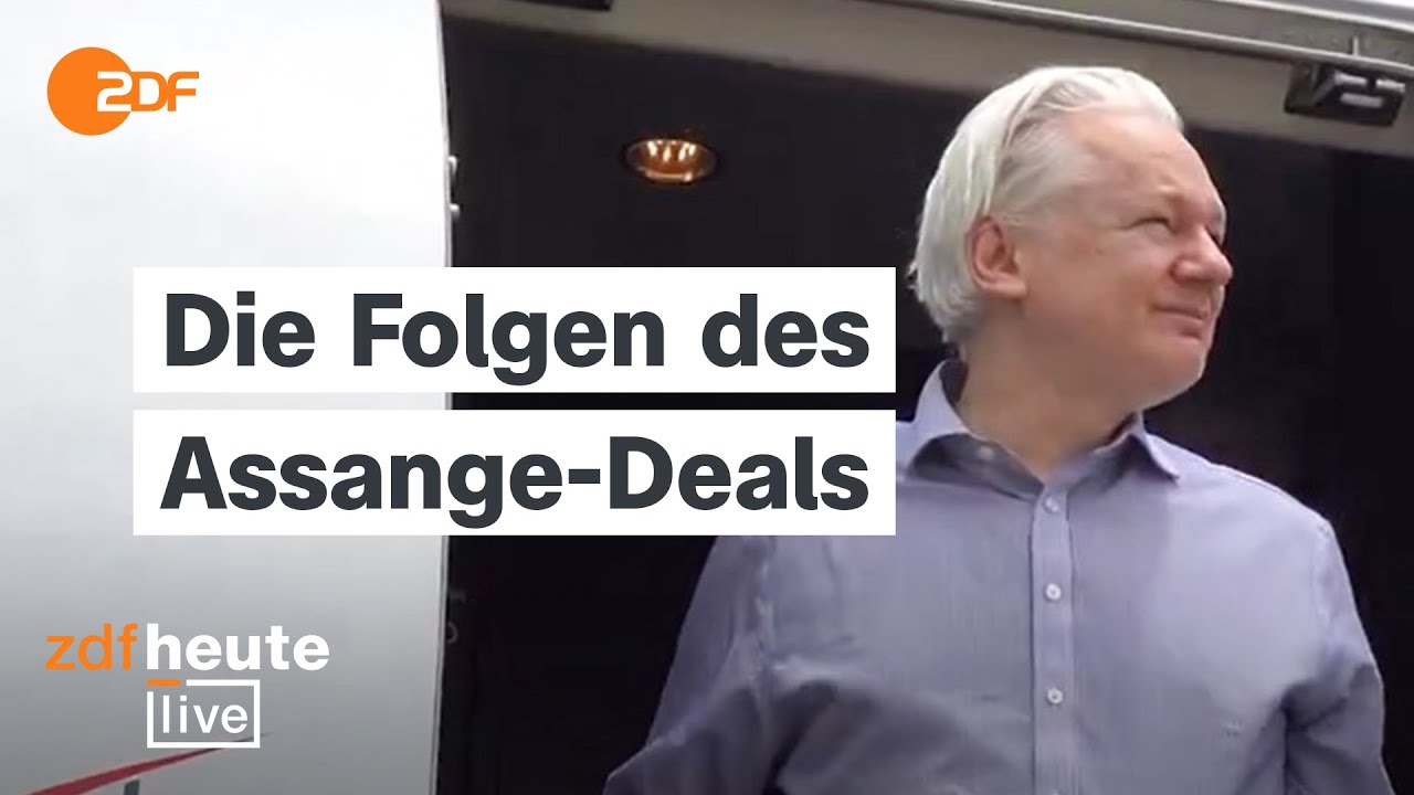 Assange bekennt sich schuldig: Das steckt hinter dem Deal mit den USA | ZDFheute live