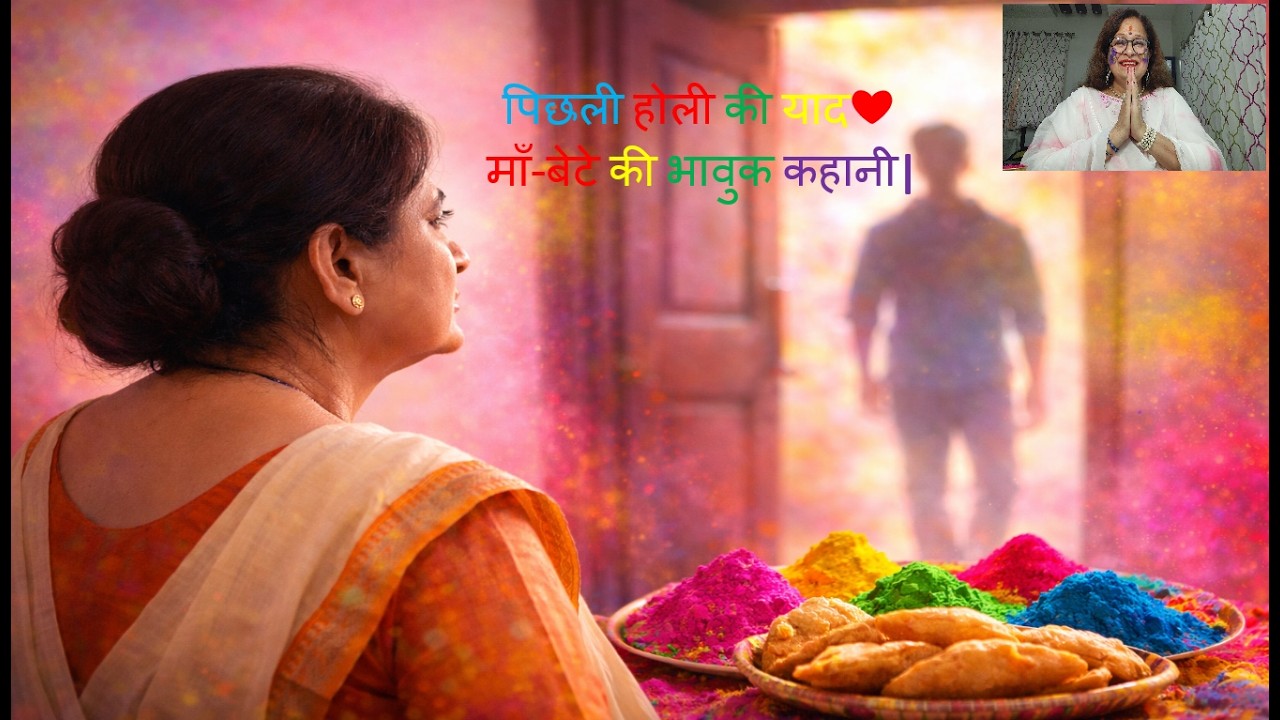 पिछली होली की याद ❤️ | माँ-बेटे की भावुक कहानी | Holi Emotional Story Hindi