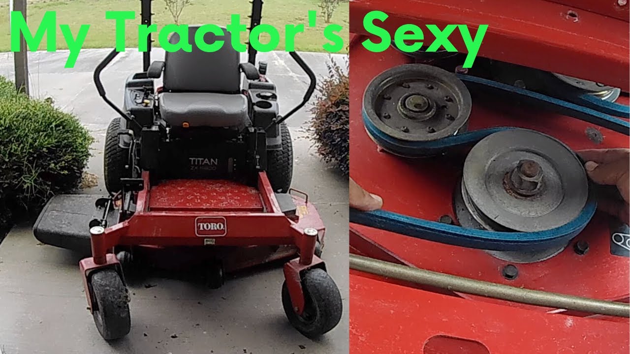 How to Replace a Toro Zero Turn Riding Mower Deck Belt
