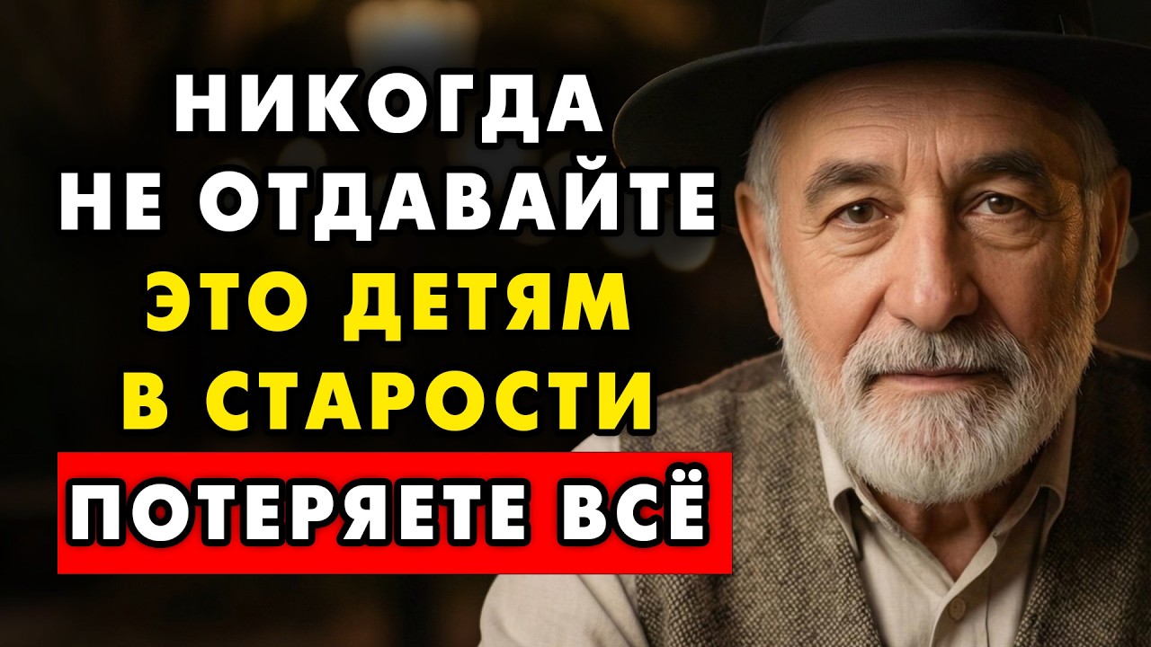 Эти 6 Вещей никогда нельзя отдавать своим детям в старости! Еврейская мудрость