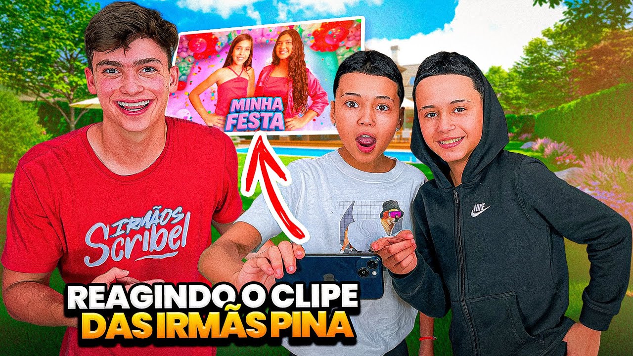 OS G&Ecirc;MEOS ANT&Ocirc;NIO E JP REAGIRAM AO CLIPE MINHA FESTA DAS IRM&Atilde;S PINA 😱 &bull;Ant&ocirc;nio E JP&bull;