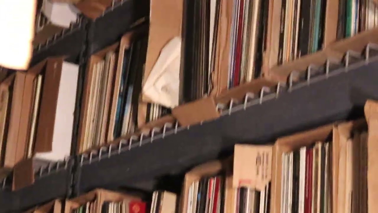 Steve Duffe Memorial:  A short view of Steve's massive collection of vinyl records.