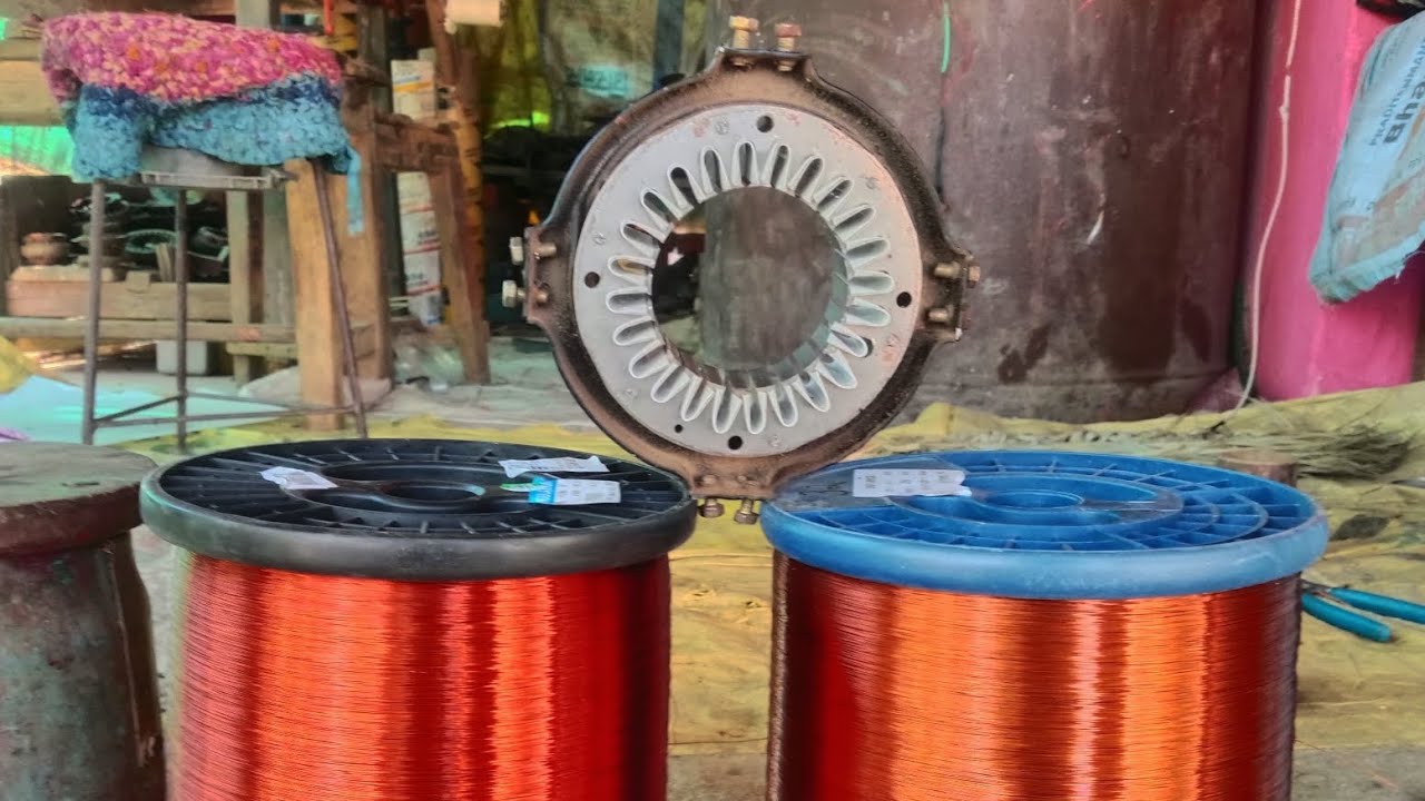 पंखे बाली मोटर को घर पर ही भर सकते है 20 minutes में #newvideo #mechanic #video #subscribe 