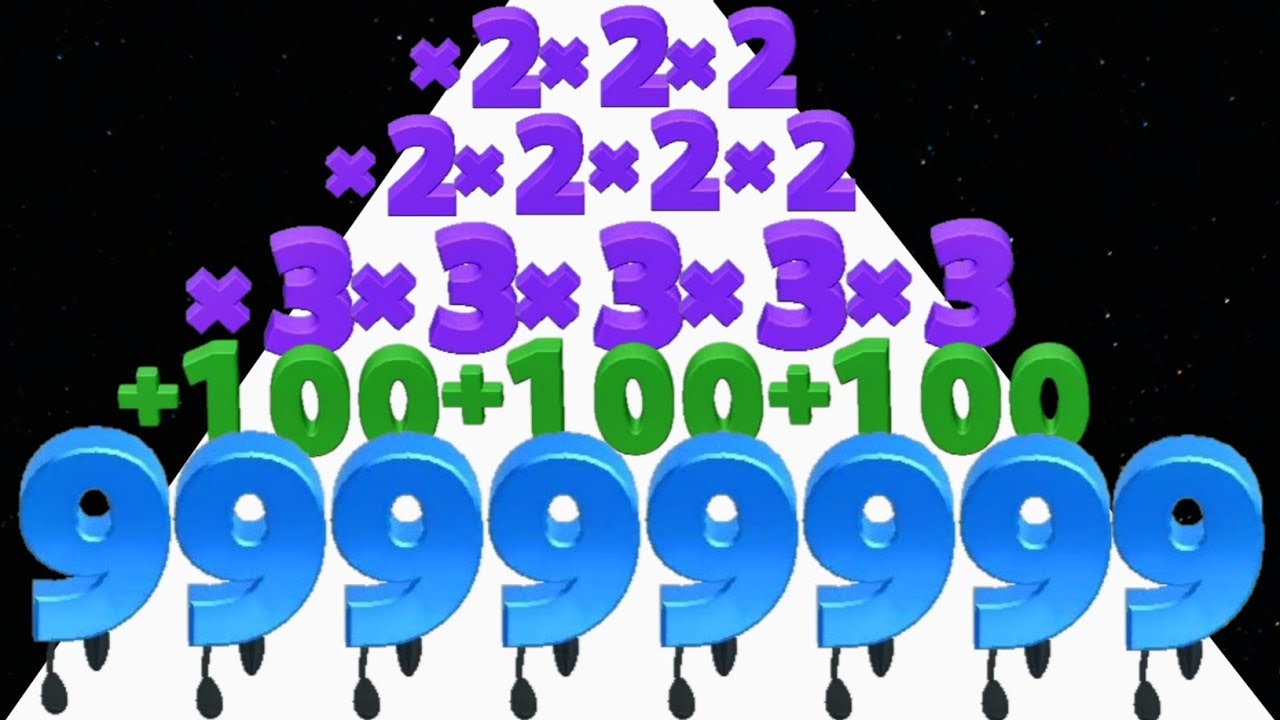 Number Run vs Hole Merge Run - All Level Gameplay (Freepya, Max Level) New Update 