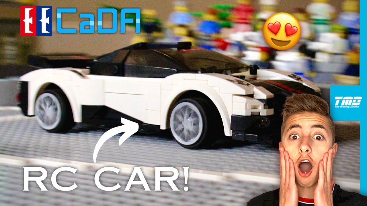 Remote Controlled Car on Baku City Circuit! | CADA Bricks